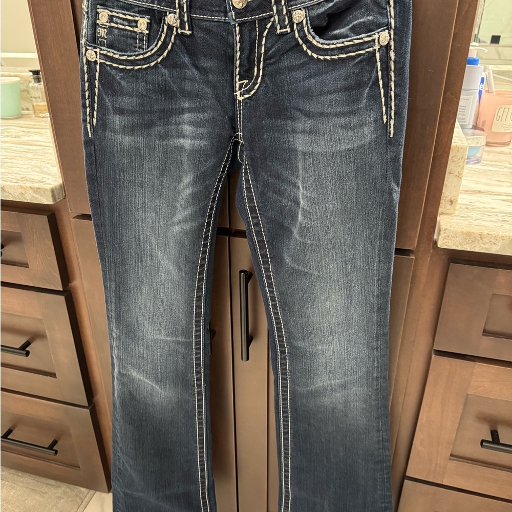 Miss Me Dark Indigo Boot Cut Jeans